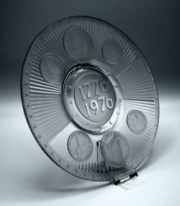 Imperial Glass Coin Plate side