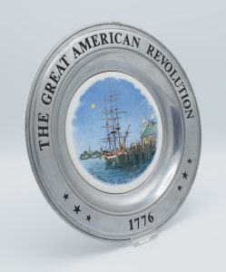 Williamsport Pewter "The Boston Tea Party" by C. Sternberg side