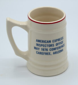 American Express Inspectors Office Commemorative Stein